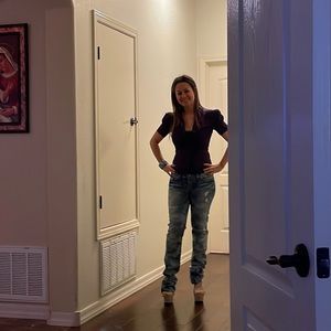 Guess jeans for women size 28 straight leg.